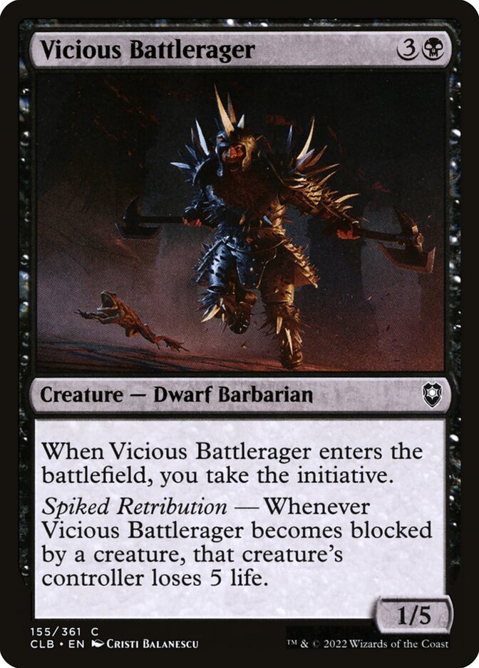 Vicious Battlerager 155 (Commander Legends: Battle for Baldur's Gate)  | Good Games Morley