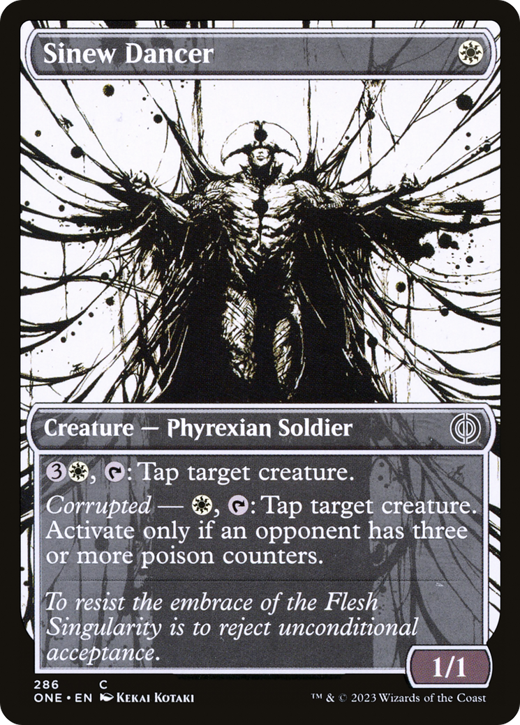 Sinew Dancer (Showcase Ichor) [Phyrexia: All Will Be One] | Good Games Morley