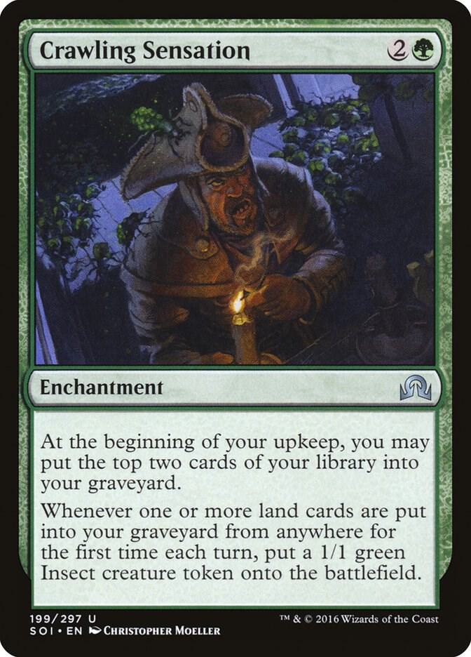 Crawling Sensation 199/297 (Shadows over Innistrad)  - Foil | Good Games Morley