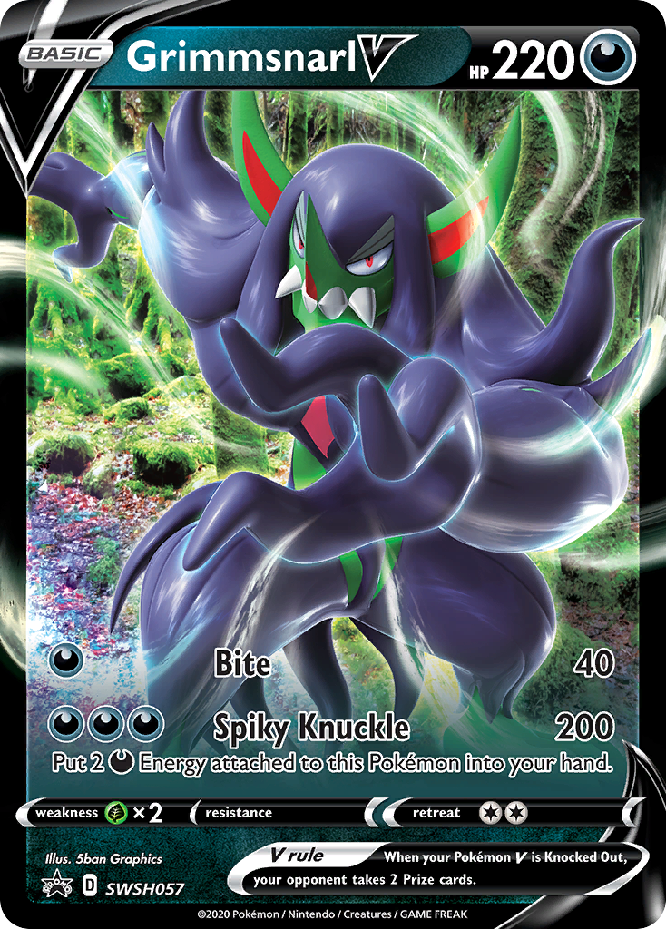 Grimmsnarl V (SWSH057) [Sword & Shield: Black Star Promos] | Good Games Morley