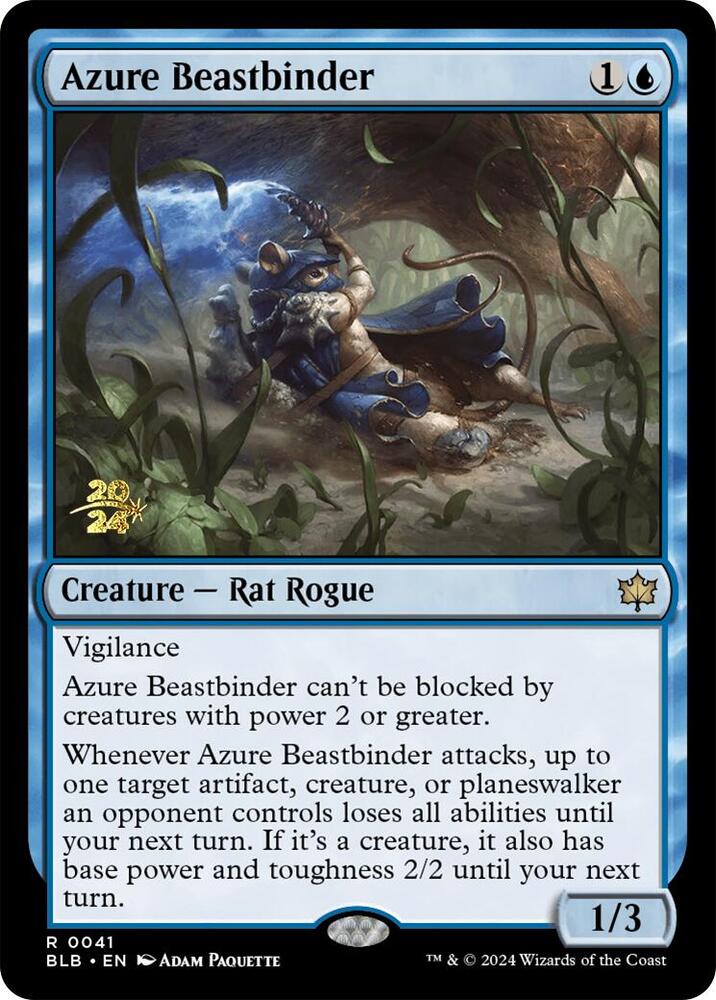 Azure Beastbinder 41s/160 (Prerelease Cards)  - Foil | Good Games Morley