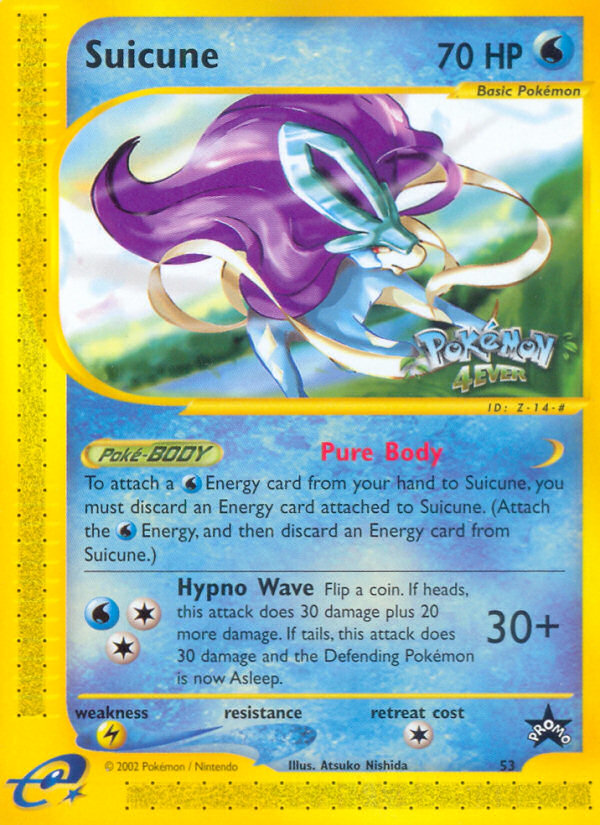 Suicune (53) [Wizards of the Coast: Black Star Promos] | Good Games Morley