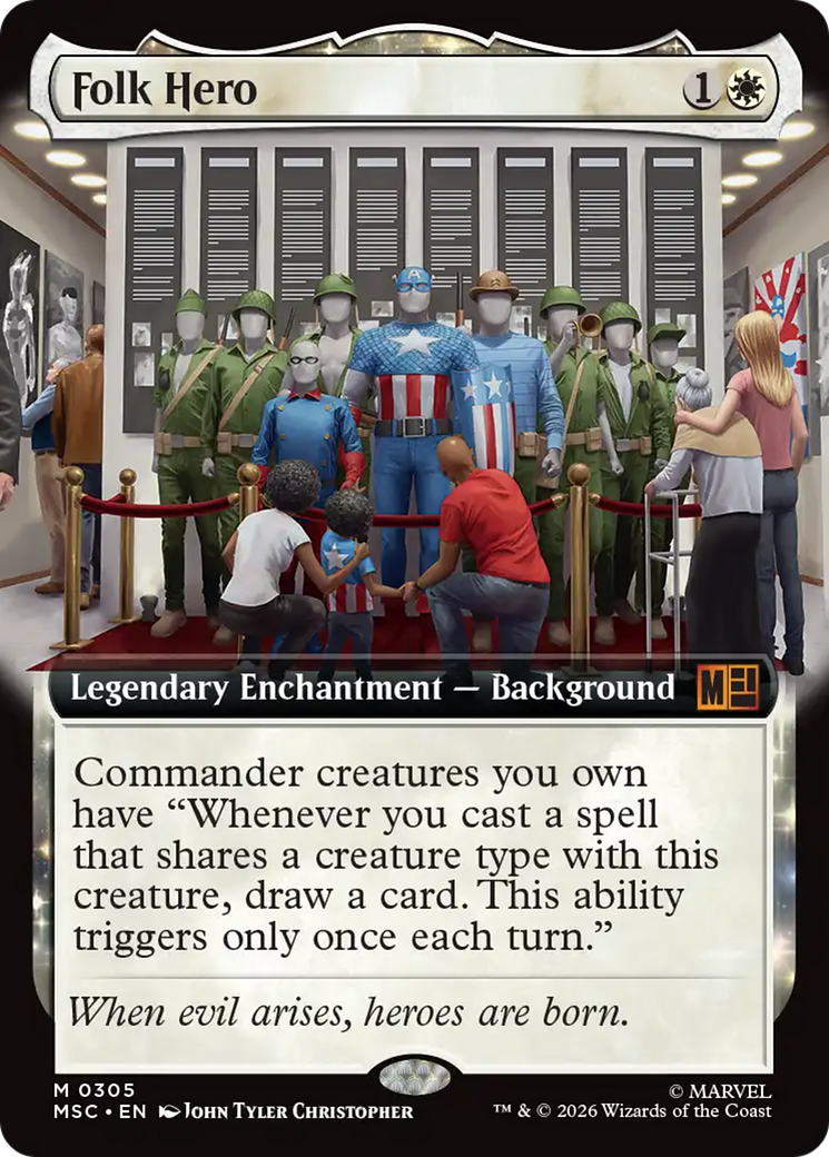 Folk Hero (Extended Art) [Marvel Super Heroes Commander] | Good Games Morley
