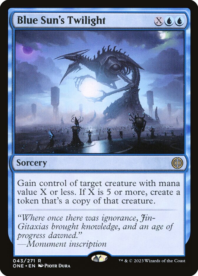 Blue Sun's Twilight 43 (Phyrexia: All Will Be One)  - Foil | Good Games Morley