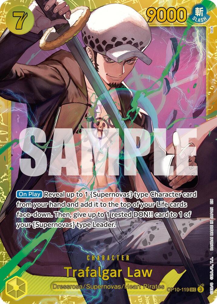 Trafalgar Law (Reprint) OP10-119 (Premium Booster -The Best- Vol. 2)  - Foil | Good Games Morley