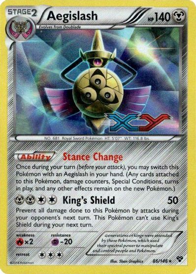 Aegislash (86/146) (Prerelease Promo) [XY: Black Star Promos] | Good Games Morley