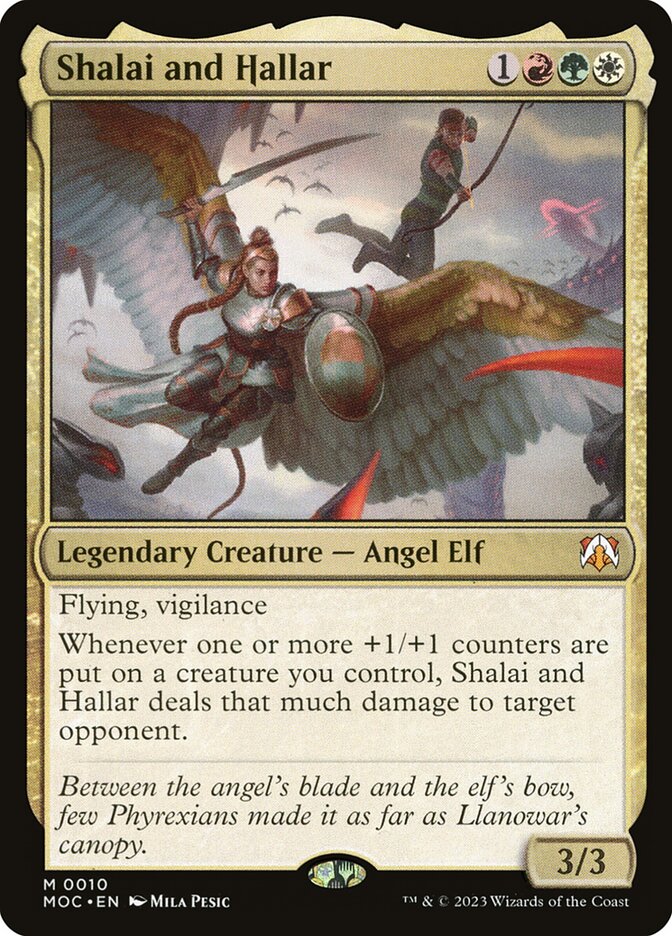 Shalai and Hallar 10 (Commander: March of the Machine)  - Foil | Good Games Morley