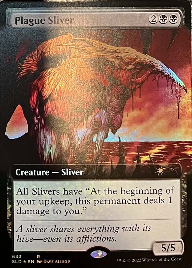 Plague Sliver (Extended Art) [Secret Lair Drop Promos] | Good Games Morley