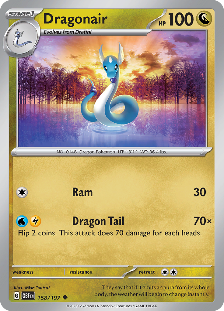 Dragonair (158/197) [Scarlet & Violet: Obsidian Flames] | Good Games Morley