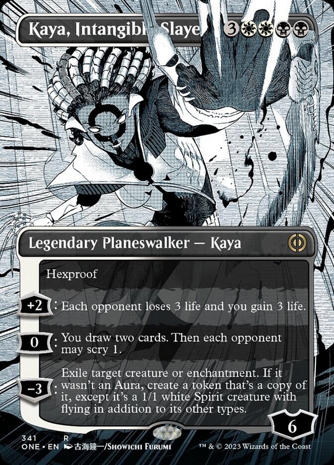 Kaya, Intangible Slayer (Borderless Manga) [Phyrexia: All Will Be One] | Good Games Morley