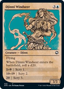 Djinni Windseer Showcase 306 (Adventures in the Forgotten Realms)  | Good Games Morley