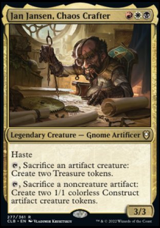Jan Jansen, Chaos Crafter [Commander Legends: Battle for Baldur's Gate] | Good Games Morley