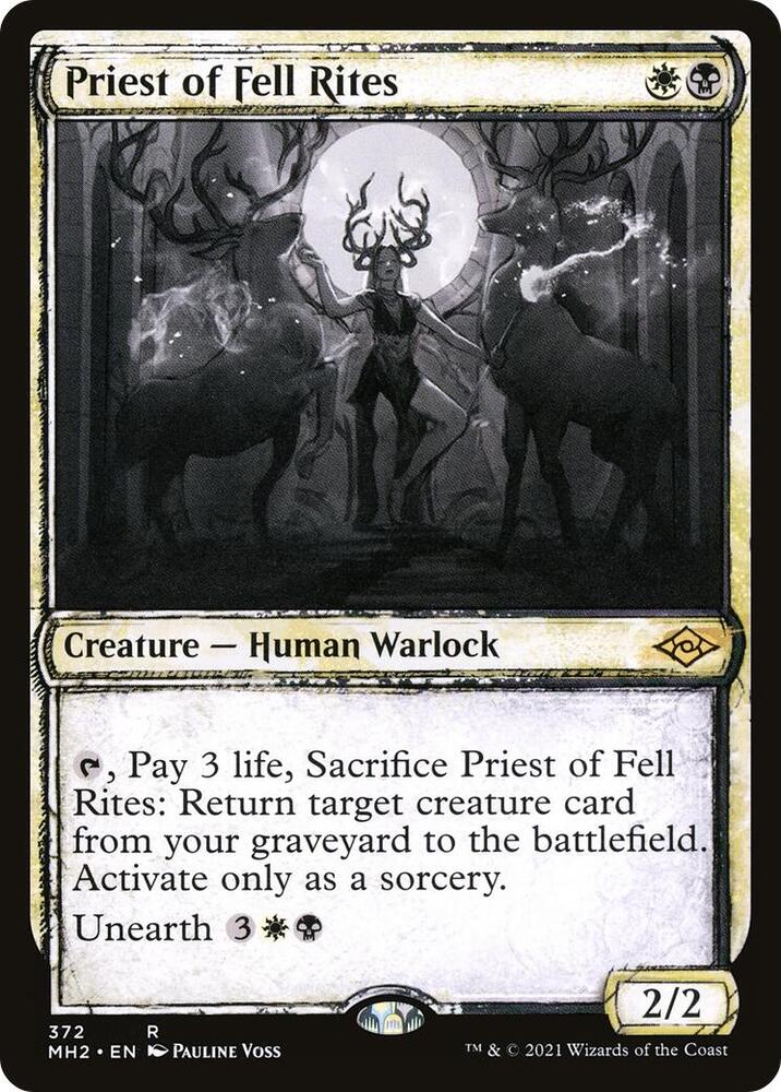 Priest of Fell Rites Showcase 372 (Modern Horizons 2)  | Good Games Morley