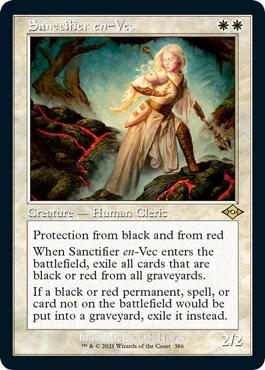 Sanctifier en Vec Retro Frame Foil Etched 386 (Modern Horizons 2)  - Foil | Good Games Morley