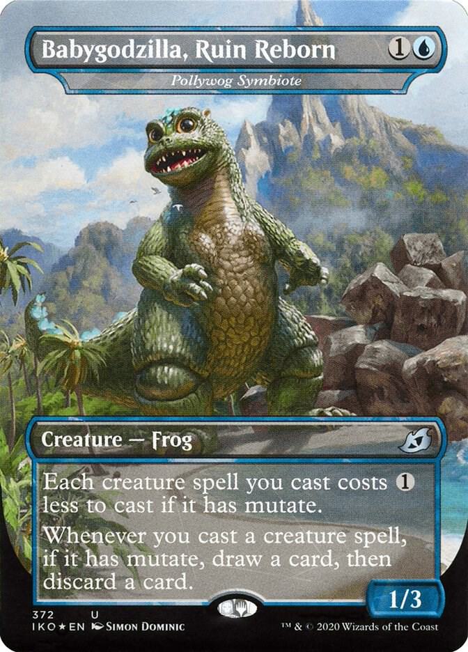 Babygodzilla, Ruin Reborn - Pollywog Symbiote 372 (Ikoria: Lair of Behemoths)  - Foil | Good Games Morley