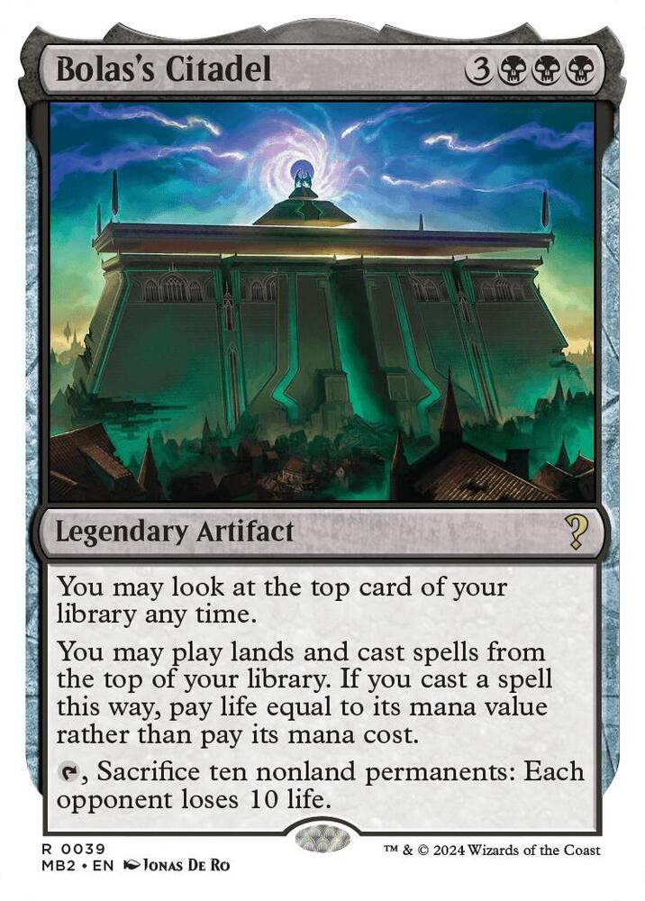 Bolas's Citadel 39/390 (Mystery Booster 2)  | Good Games Morley