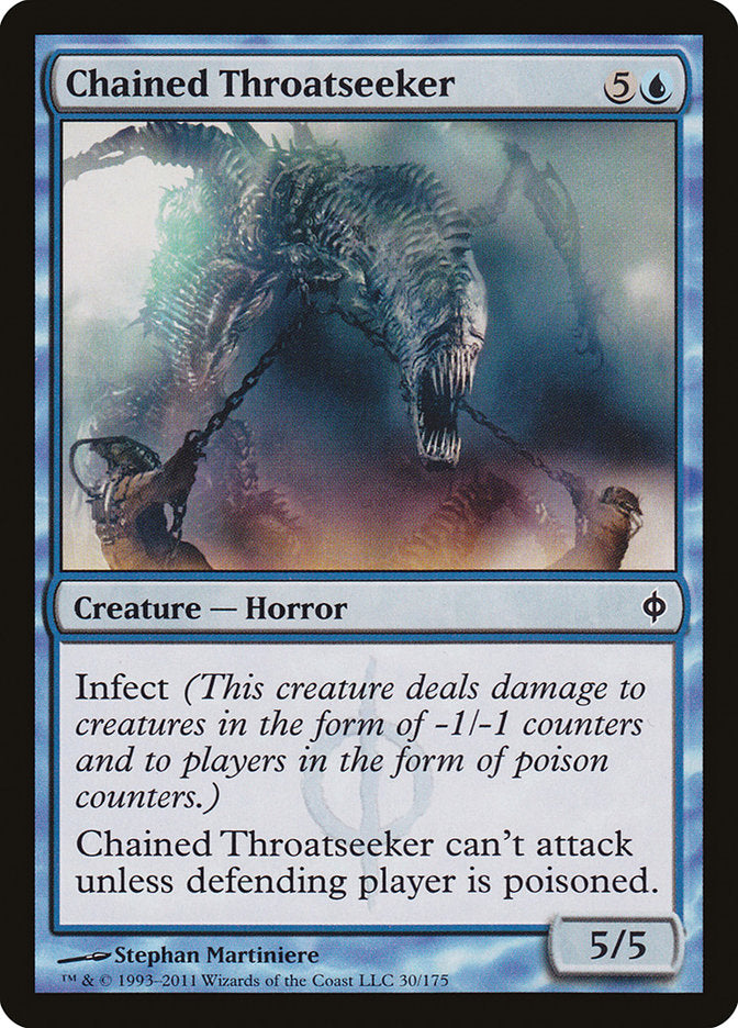 Chained Throatseeker 30/175 (New Phyrexia)  - Foil | Good Games Morley