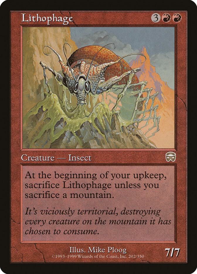 Lithophage 202/350 (Mercadian Masques)  - Foil | Good Games Morley