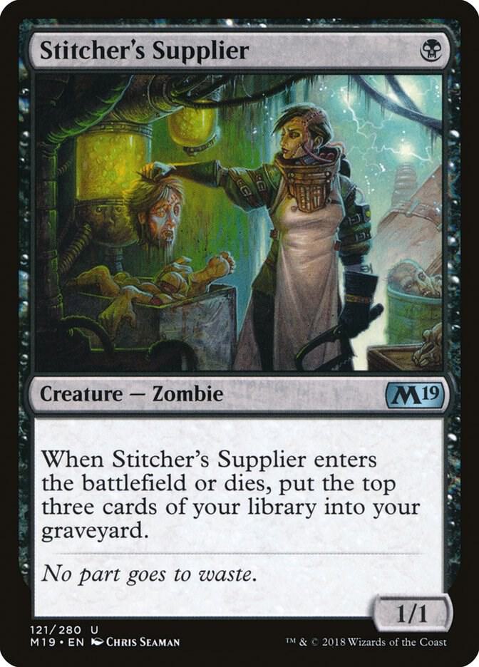 Stitcher's Supplier 121/280 (Core Set 2019)  | Good Games Morley