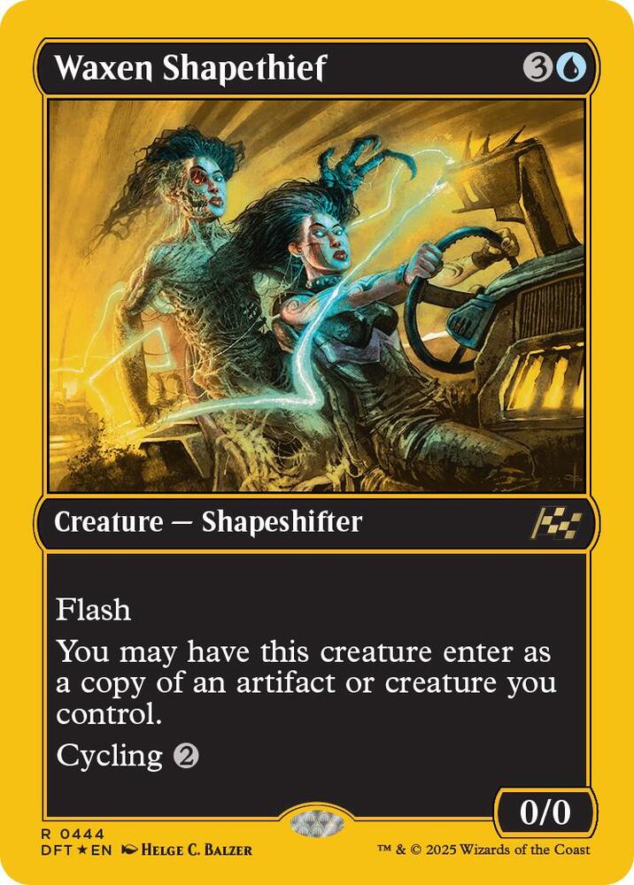Waxen Shapethief 444/291 (Aetherdrift)  - First-Place Foil | Good Games Morley