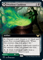 Pestilent Cauldron // Restorative Burst (Extended Art) [Strixhaven: School of Mages] | Good Games Morley