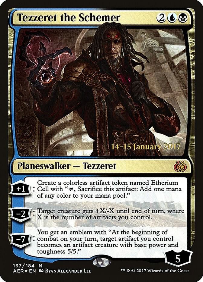 Tezzeret the Schemer 137s/65 (Prerelease Cards)  - Foil | Good Games Morley