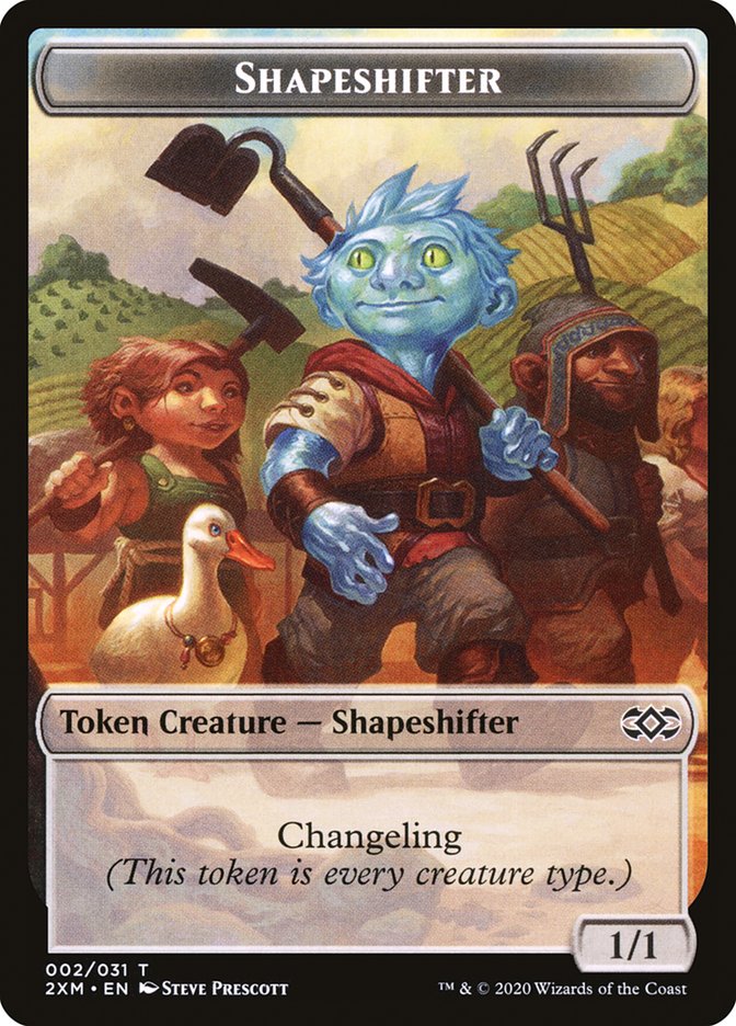 Shapeshifter Token [Double Masters Tokens] | Good Games Morley