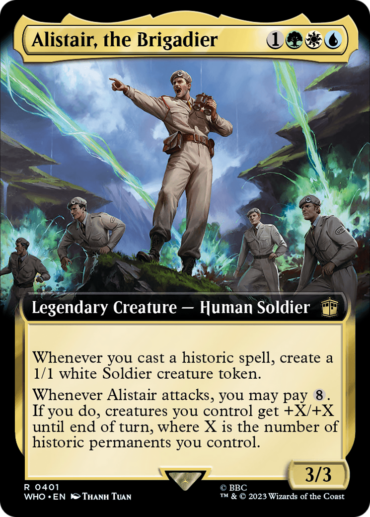 Alistair, the Brigadier (Extended Art) [Doctor Who] | Good Games Morley