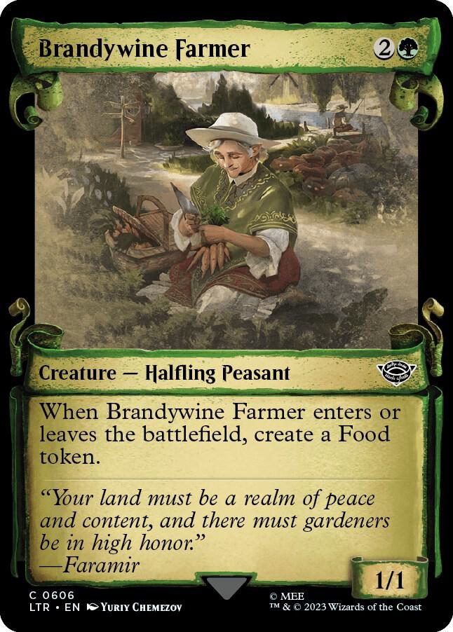 Brandywine Farmer 606 (Universes Beyond: The Lord of the Rings: Tales of Middle-earth)  - Showcase Scroll Foil | Good Games Morley