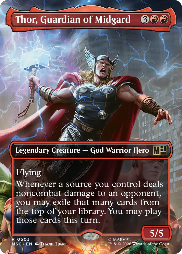 Thor, Guardian of Midgard (Borderless) [Marvel Super Heroes Commander] | Good Games Morley