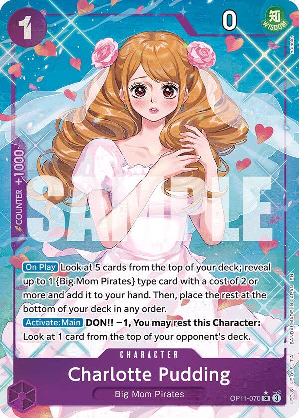 Charlotte Pudding OP11-070 (A Fist of Divine Speed)  - Alternate Art Foil | Good Games Morley