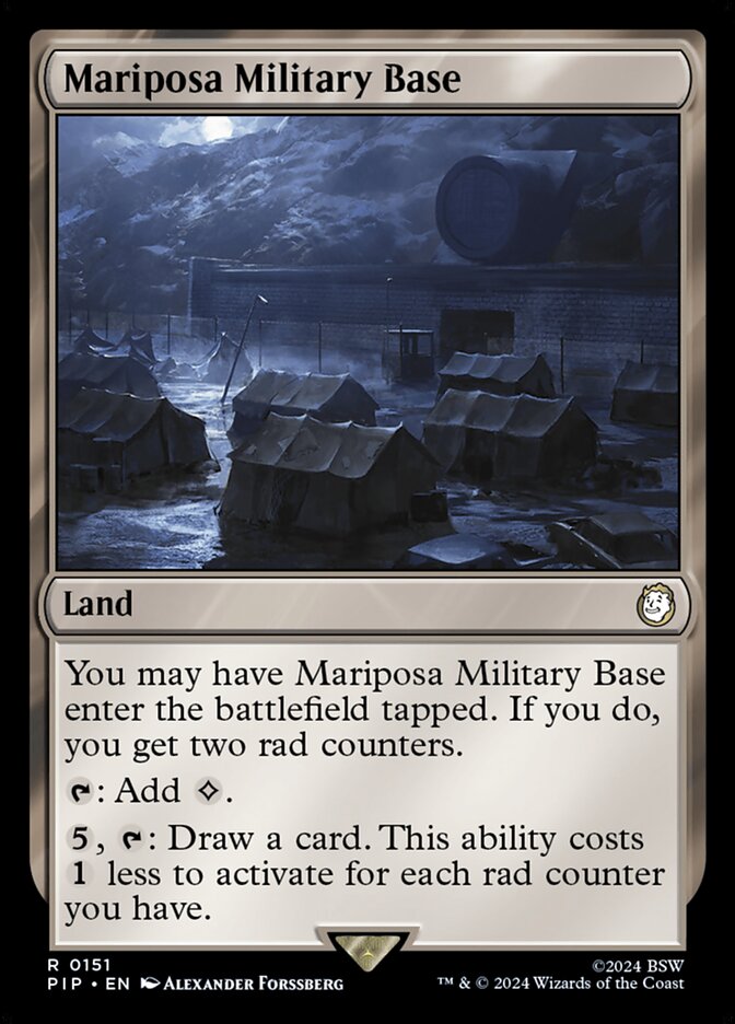Mariposa Military Base 151/326 (Universes Beyond: Fallout)  | Good Games Morley