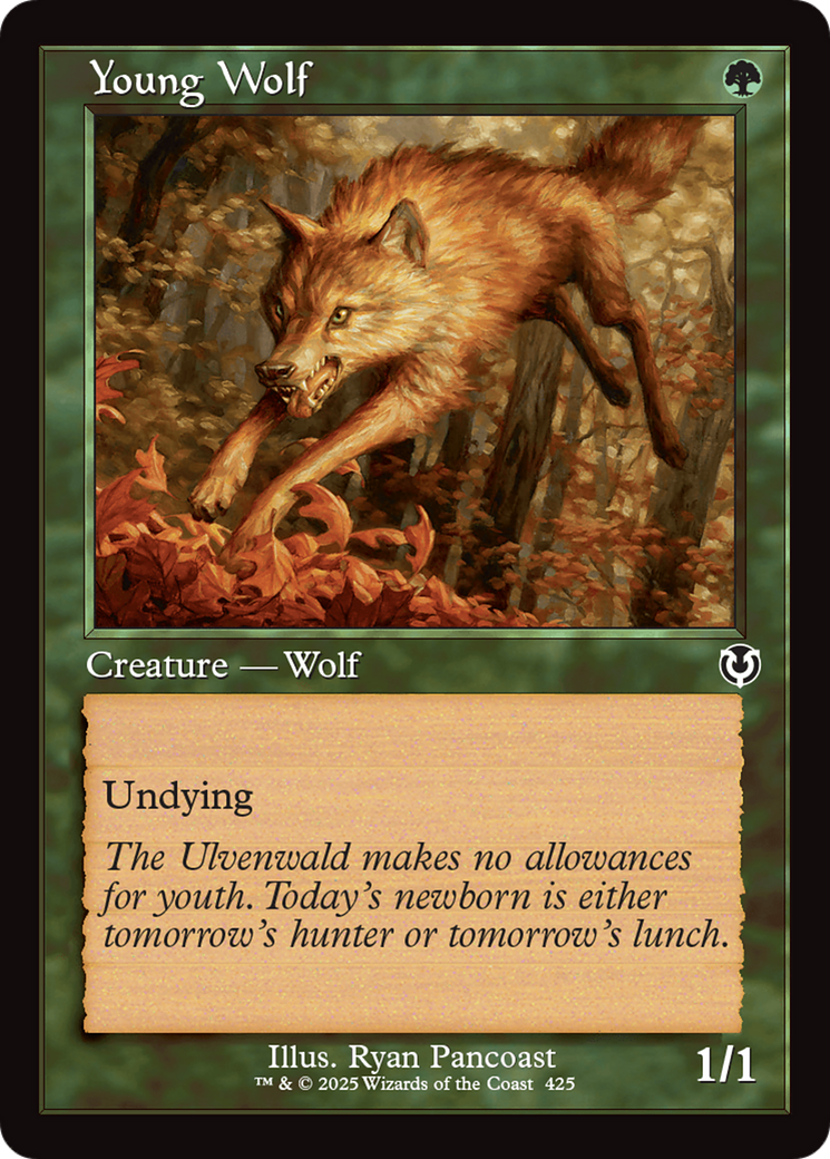 Young Wolf (Retro Frame) [Innistrad Remastered] | Good Games Morley