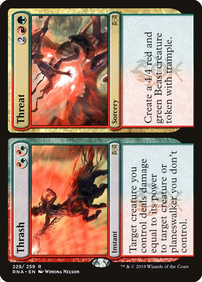 Thrash // Threat 229/259 (Ravnica Allegiance)  | Good Games Morley