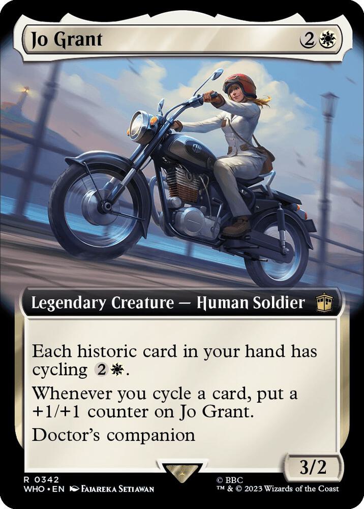Jo Grant 342/331 (Universes Beyond: Doctor Who)  - Extended Art Foil | Good Games Morley