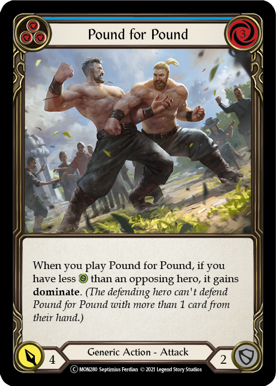 Pound for Pound (Blue) [U-MON280] (Monarch Unlimited)  Unlimited Normal | Good Games Morley
