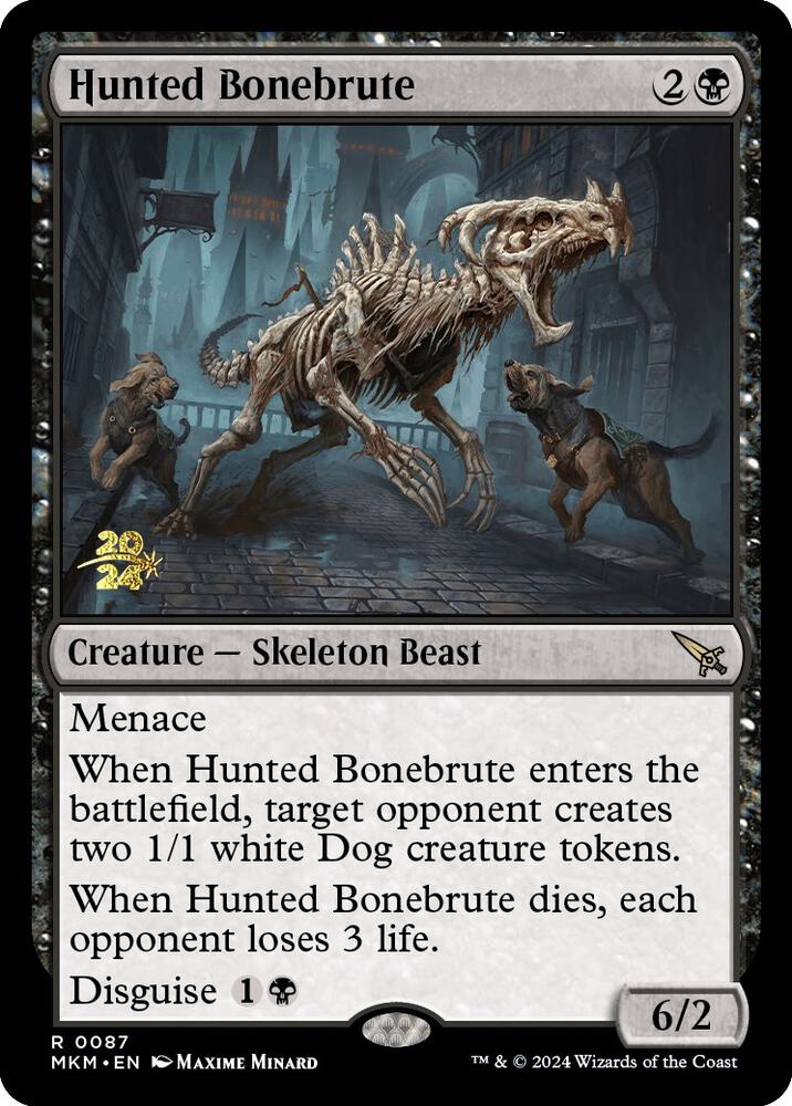 Hunted Bonebrute 87s/182 (Prerelease Cards)  - Foil | Good Games Morley