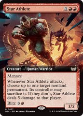 Star Athlete (Extended Art) [Duskmourn: House of Horror Commander] | Good Games Morley