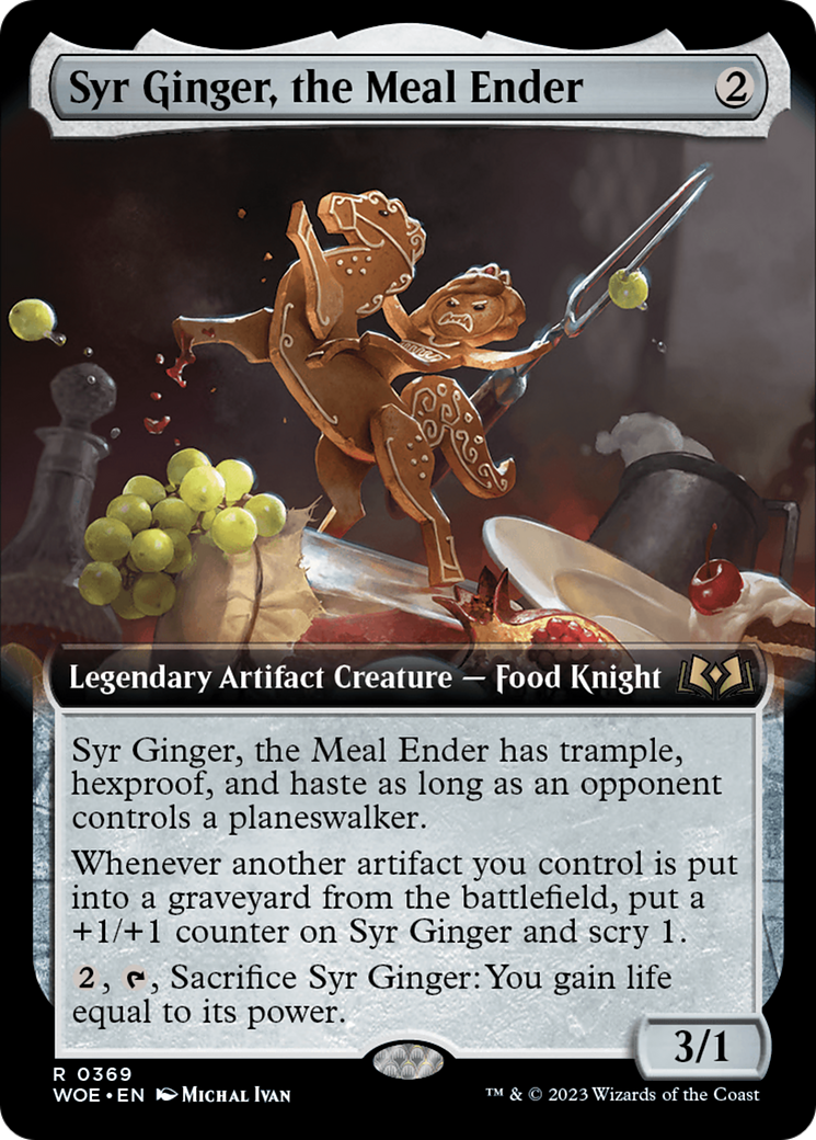 Syr Ginger, the Meal Ender (Extended Art) [Wilds of Eldraine] | Good Games Morley