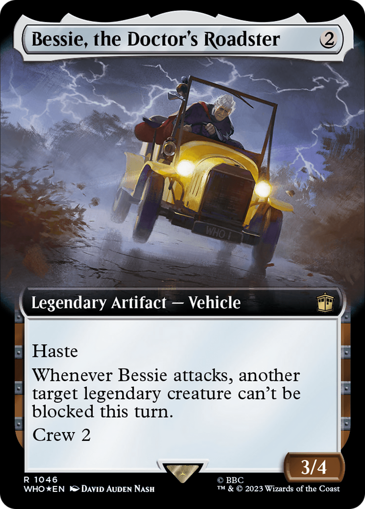 Bessie, the Doctor's Roadster (Extended Art) (Surge Foil) [Doctor Who] | Good Games Morley