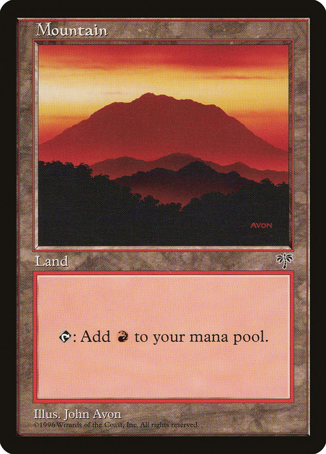 Mountain (Red Signature) [Mirage] | Good Games Morley