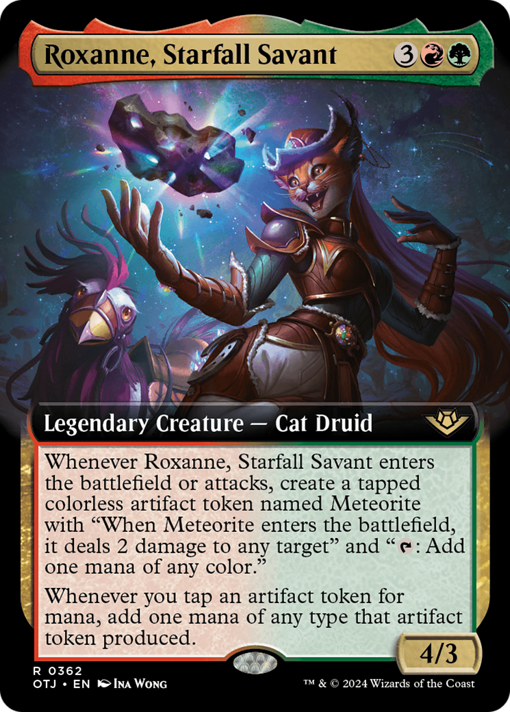 Roxanne, Starfall Savant (Extended Art) [Outlaws of Thunder Junction] | Good Games Morley