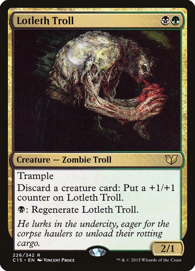 Lotleth Troll 226/342 (Commander 2015)  | Good Games Morley