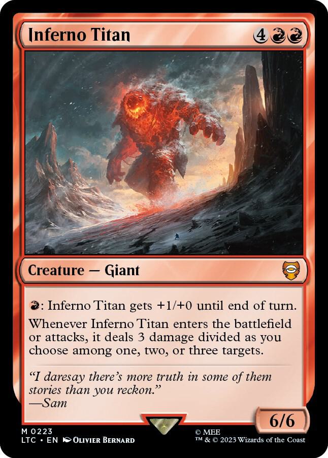 Inferno Titan 223 (Commander: The Lord of the Rings: Tales of Middle-earth)  | Good Games Morley