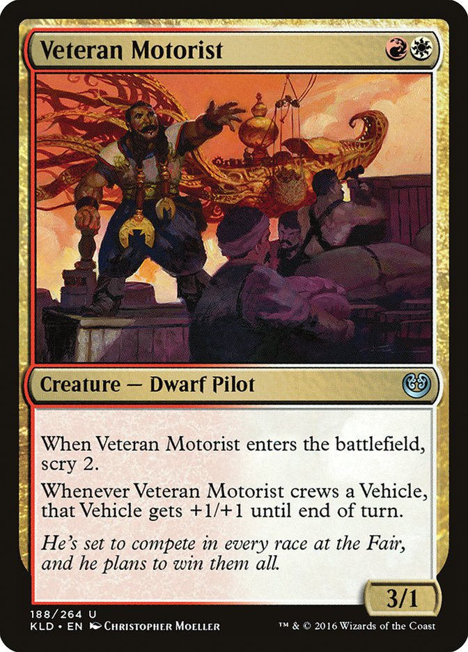 Veteran Motorist 188/264 (Kaladesh)  | Good Games Morley