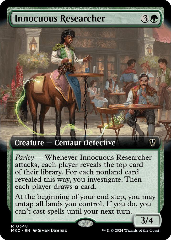 Innocuous Researcher 348/311 (Commander: Murders at Karlov Manor)  - Extended Art | Good Games Morley