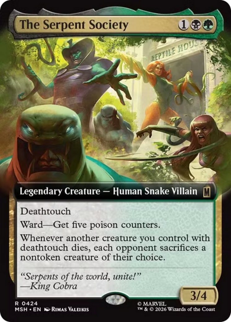 The Serpent Society (Extended Art) [Marvel Super Heroes] | Good Games Morley