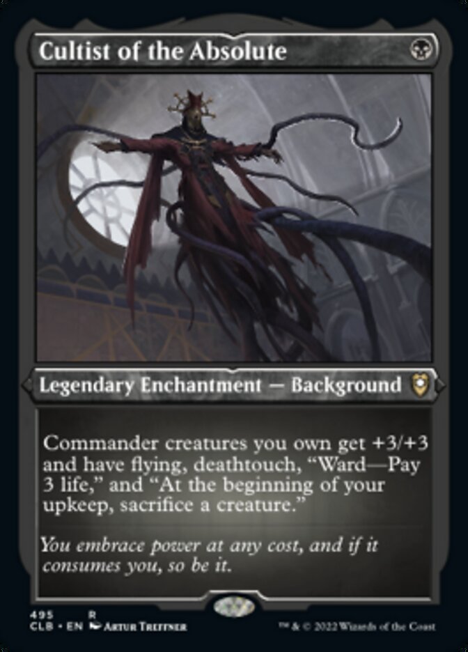 Cultist of the Absolute (Foil Etched) [Commander Legends: Battle for Baldur's Gate] | Good Games Morley