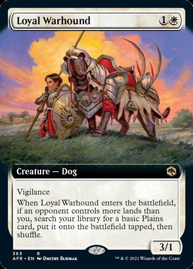 Loyal Warhound (Extended Art) [Dungeons & Dragons: Adventures in the Forgotten Realms] | Good Games Morley
