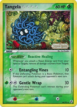 Tangela (44/92) (Stamped) [EX: Legend Maker] | Good Games Morley
